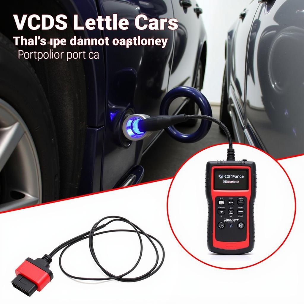 VCDS Tester Connected to Car's OBD2 Port