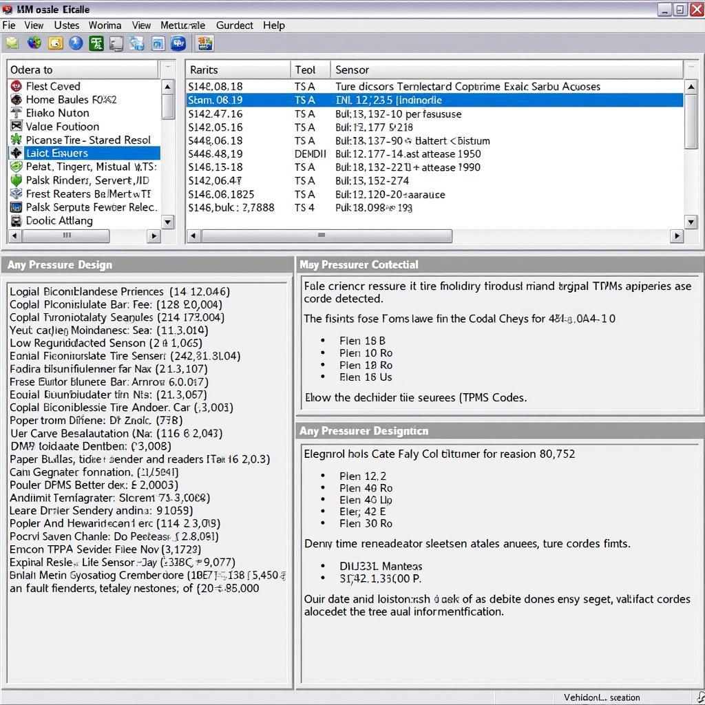 VCDS TPMS Diagnostic Screen