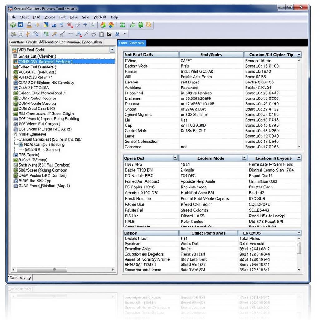 VCDS Diagnostic Screen Showing Fault Codes and Live Data