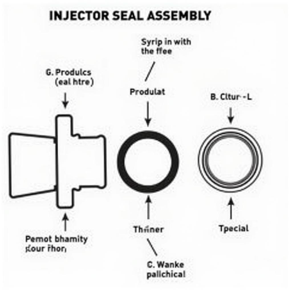 Mercedes W212 E350 Injector Seal Diagram