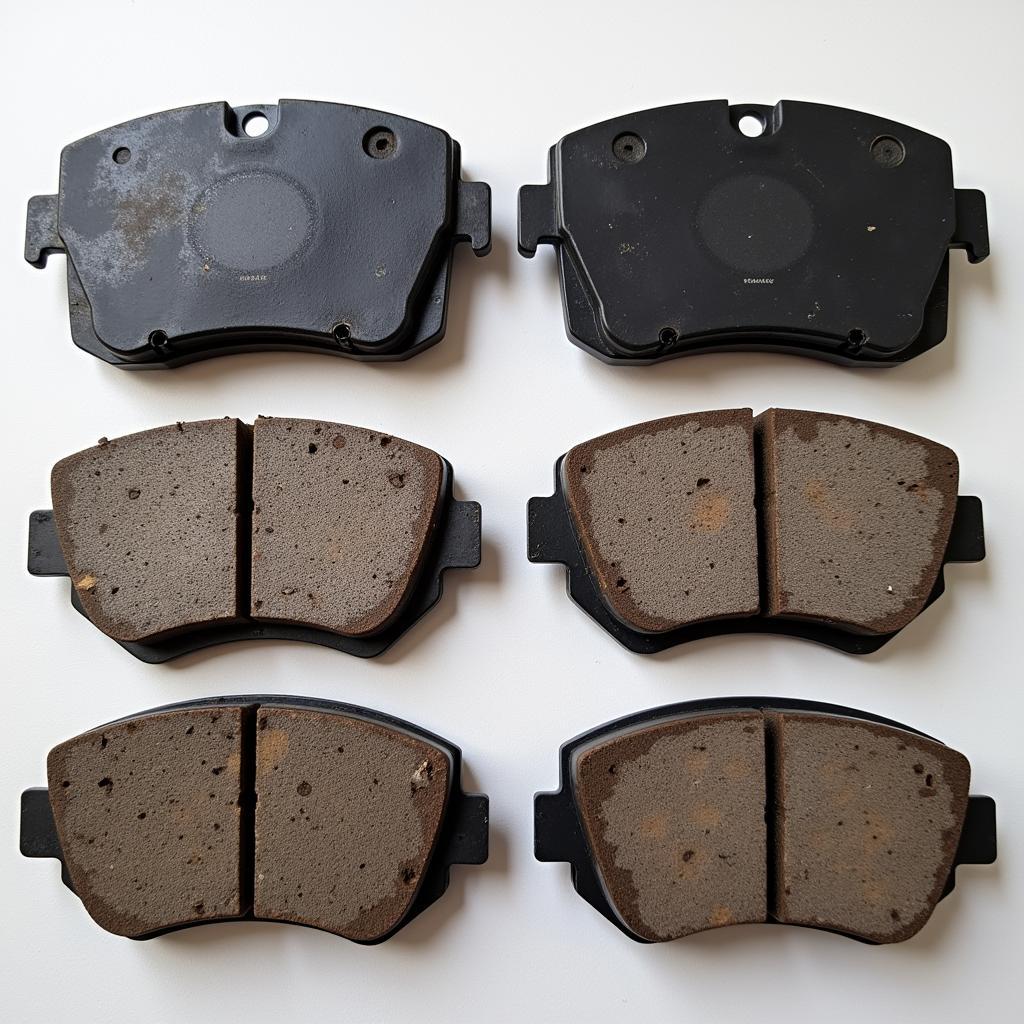 Worn Brake Pads on a 2000 Ford Excursion