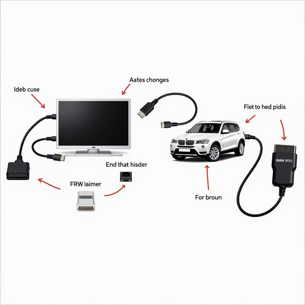 Xprog Connected to BMW FRM for Repair