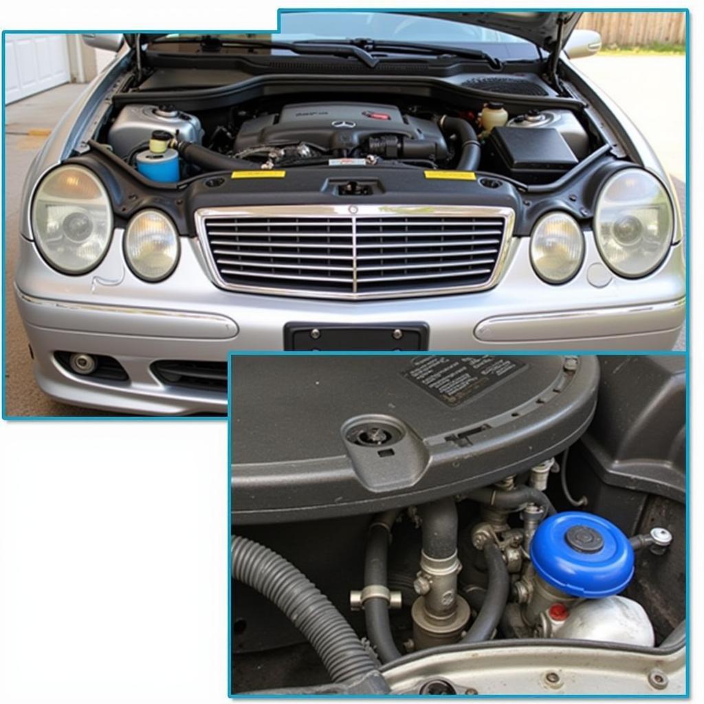 2001 Mercedes E320 Coolant Leak Detection