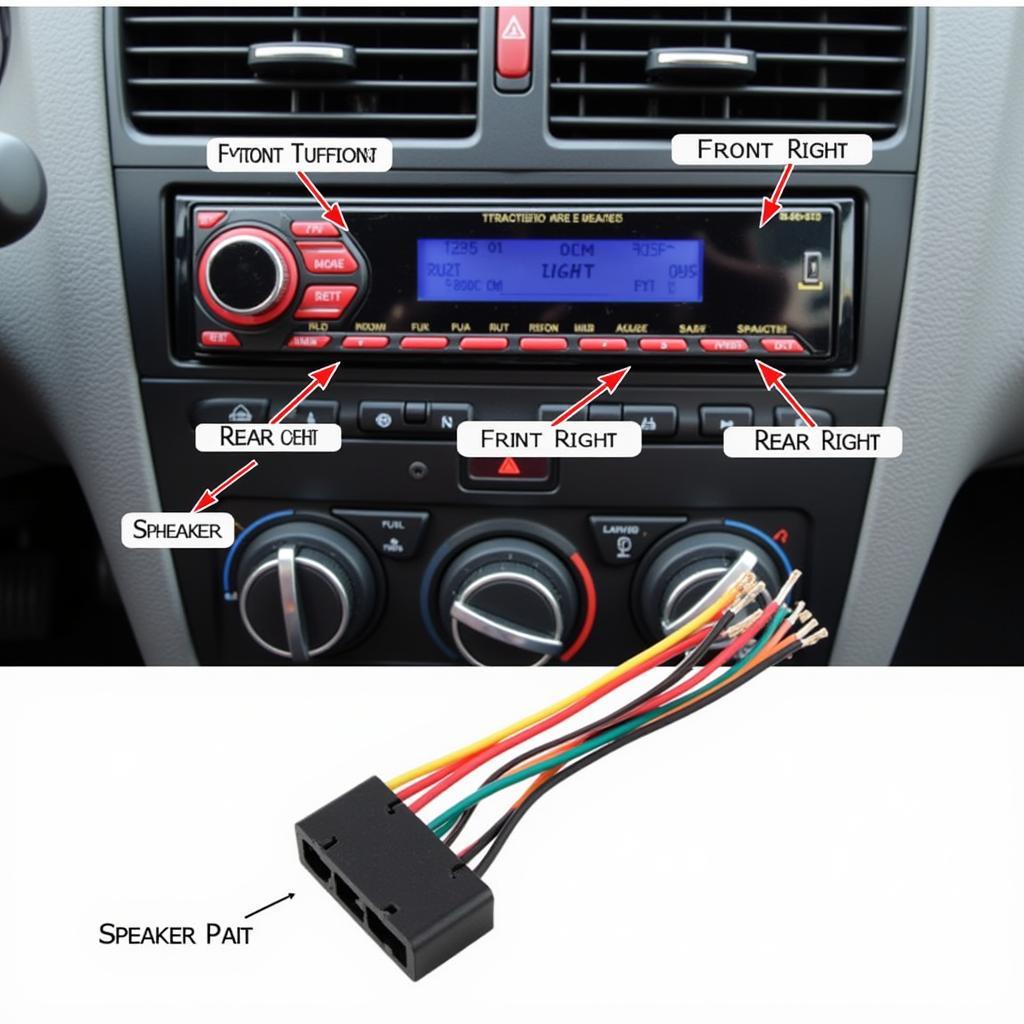 2006 Chevrolet Cobalt Car Radio Speaker Wire Connections