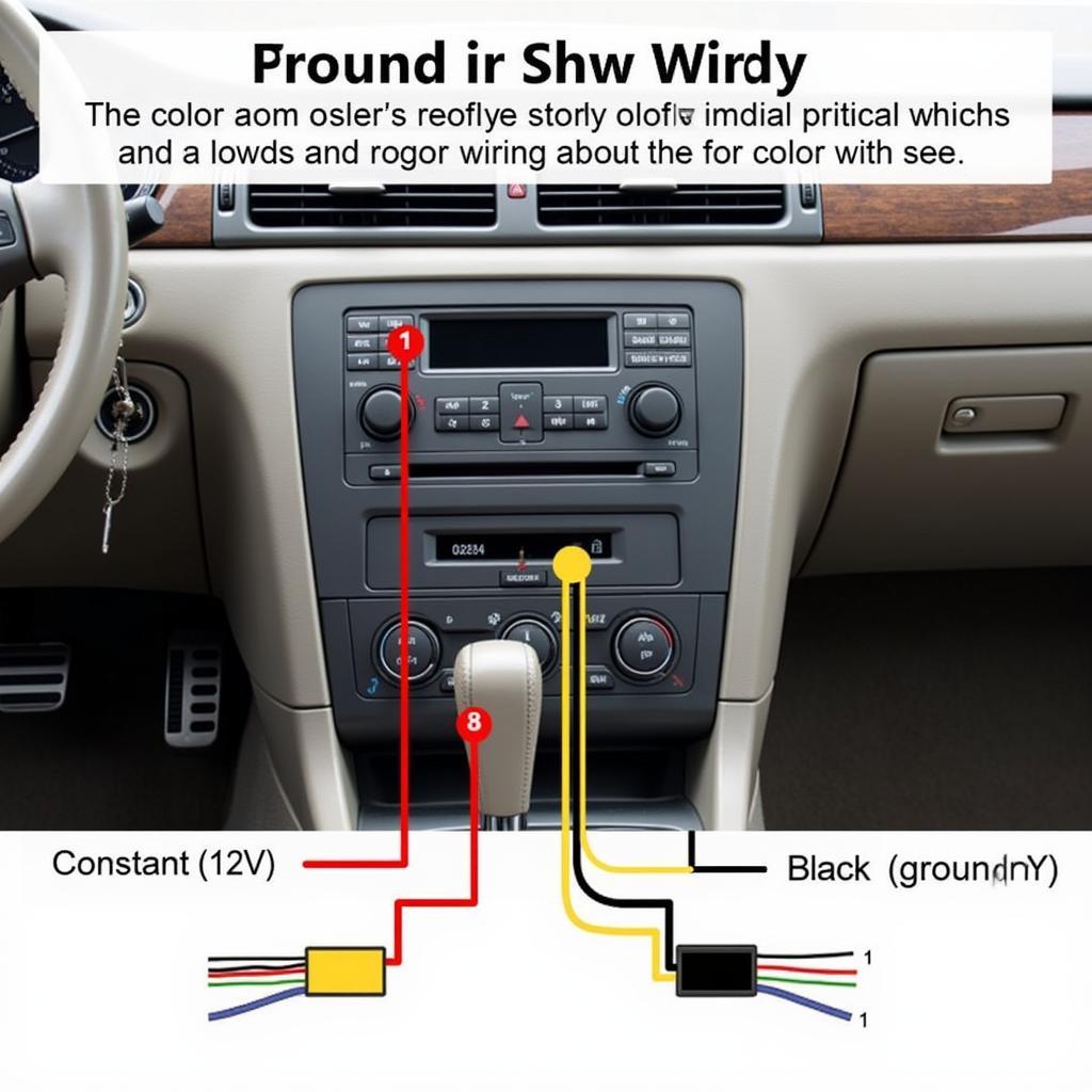 2007 Chevy Impala Radio Wiring: Power and Ground Wires