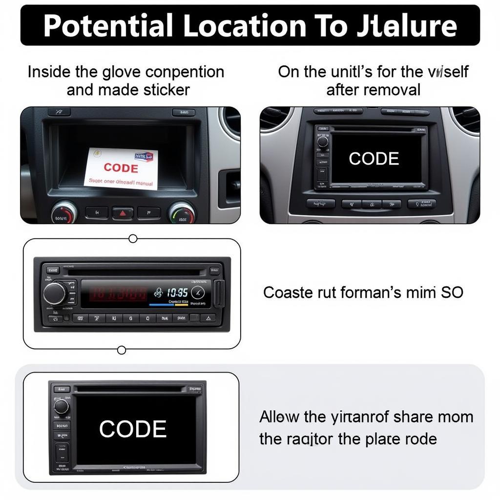 2009 Honda Accord Radio Code Location