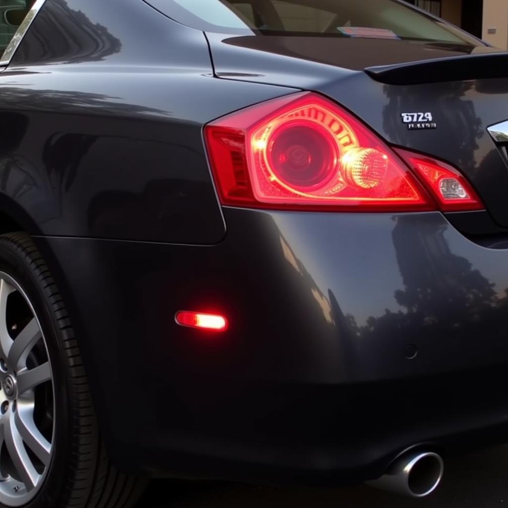 2010 Infiniti G37xS Car Alarm System Triggered by Unauthorized Entry