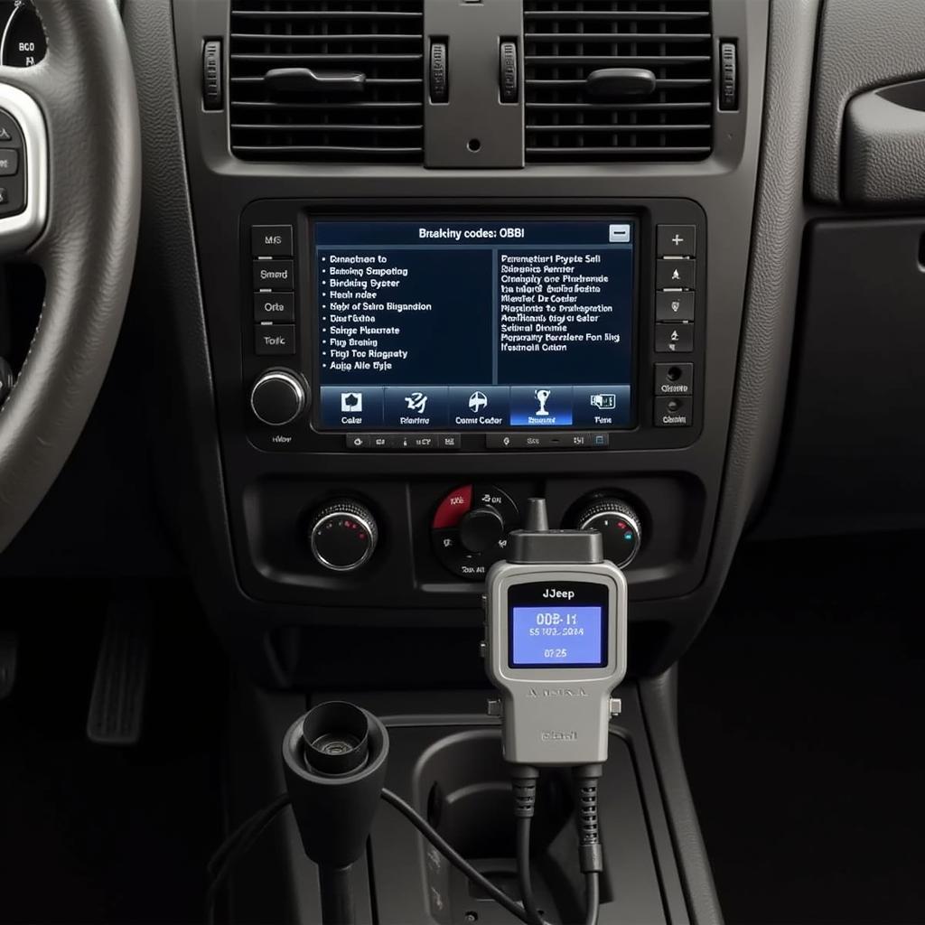 Using an OBD-II scanner on a 2011 Jeep Liberty