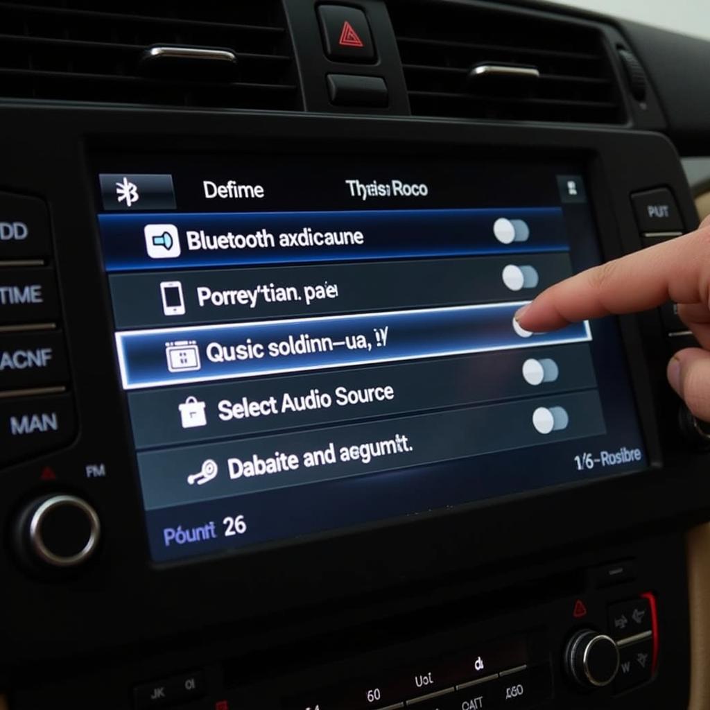 Navigating the Bluetooth Audio Menu on a 2012 BMW 328i