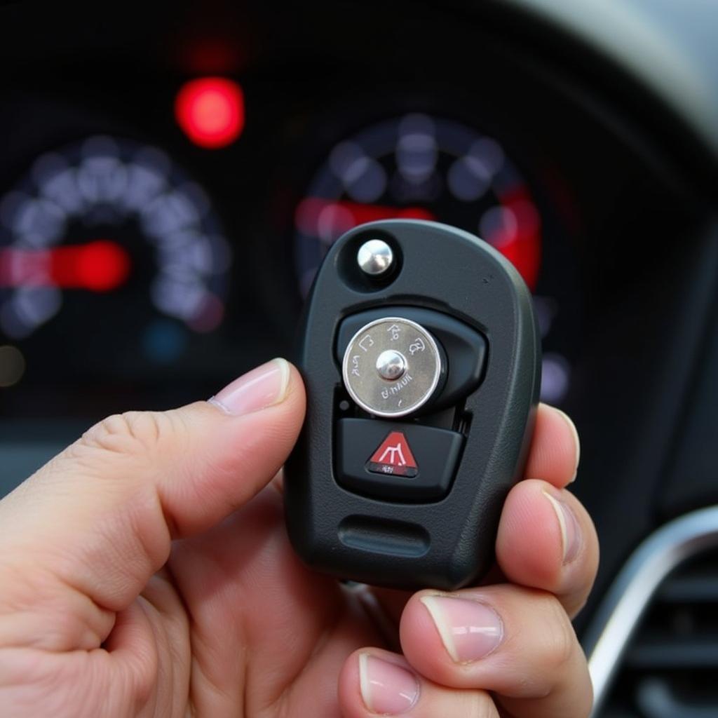 Replacing the key fob battery in a 2012 Ford Fusion