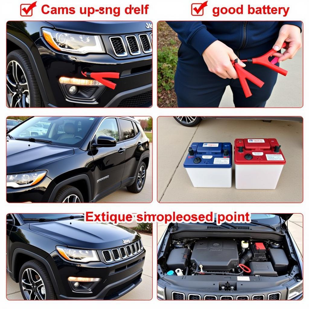 Jump Starting a 2018 Jeep Compass - Correct Cable Connections