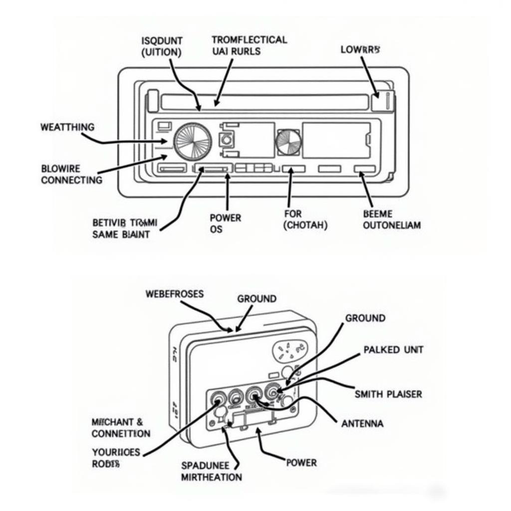 7010B 7 HD Bluetooth Car Stereo Wiring Diagram