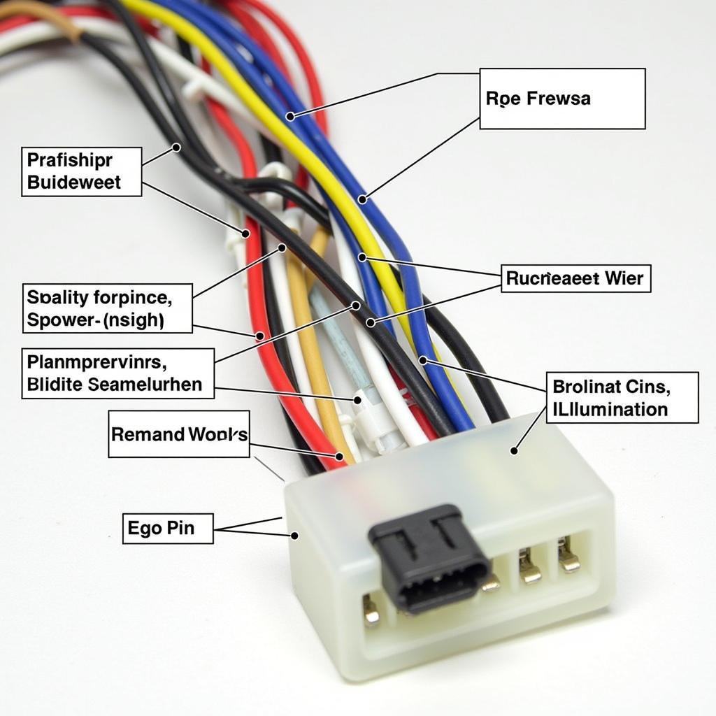 1994 Lincoln Town Car Radio Wiring Harness Diagram