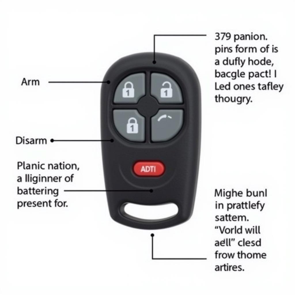 ADT Key Fob Functions: Arming, Disarming, Panic Alarm