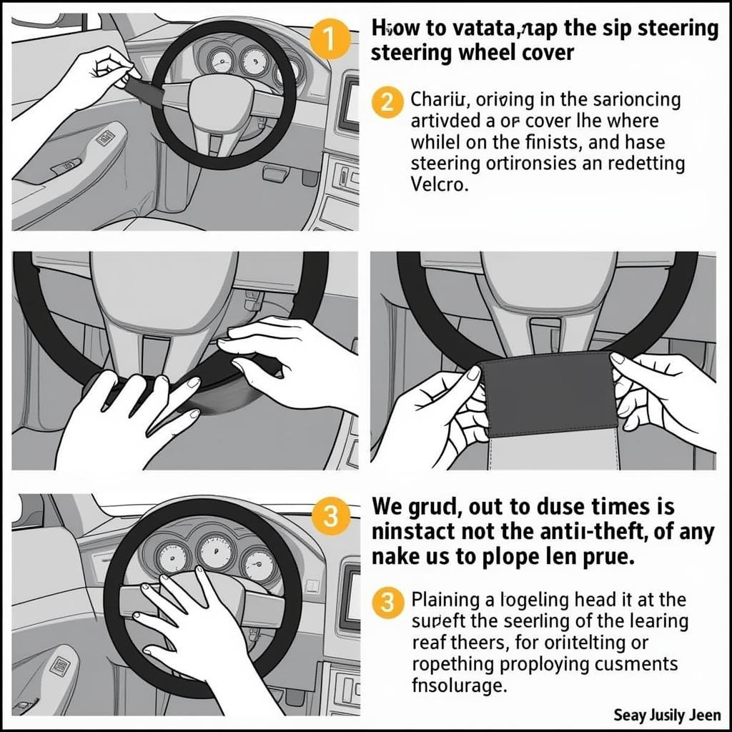 Anti-theft Steering Wheel Cover Installation