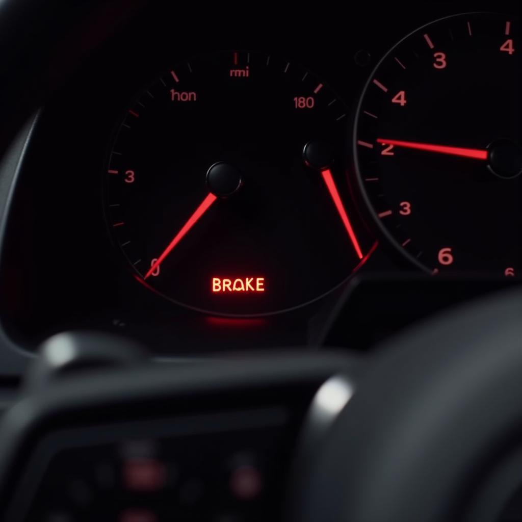 Audi A4 Brake Warning Light on Dashboard