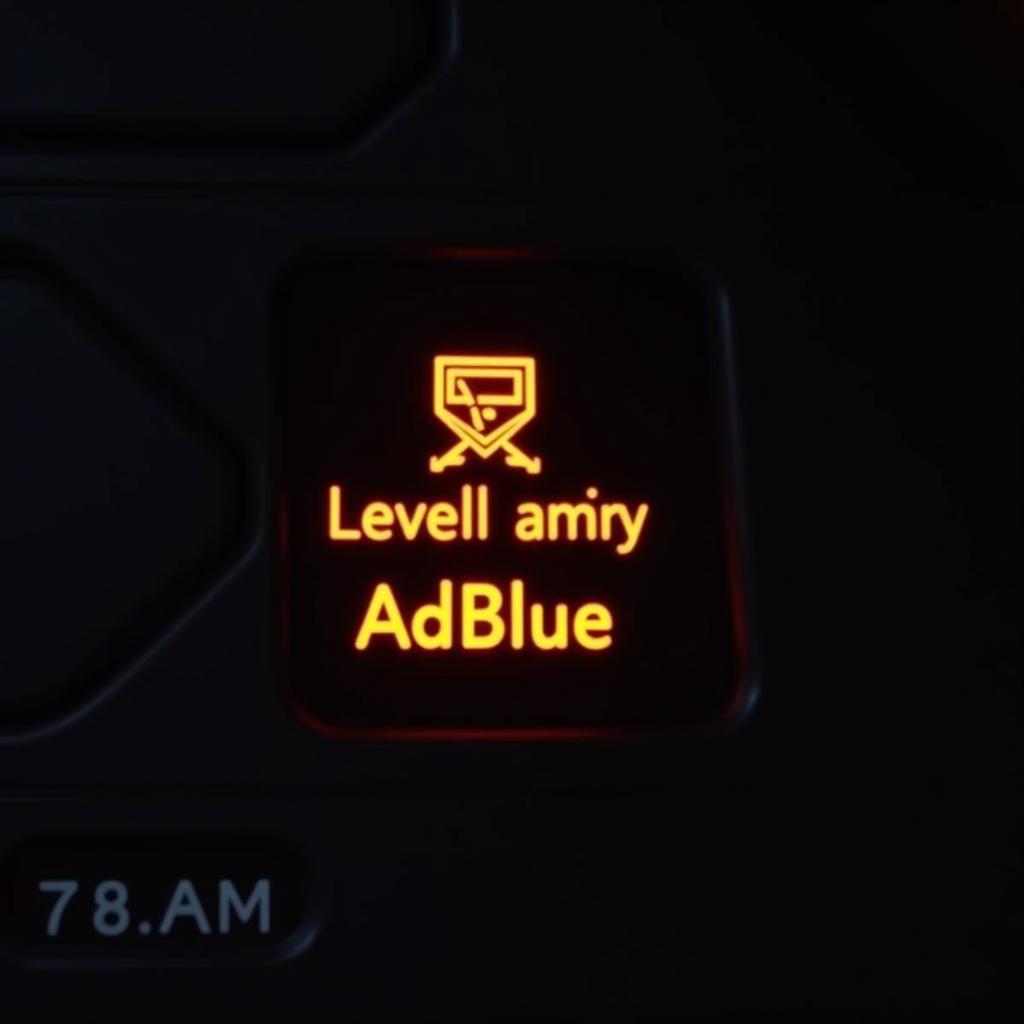 Audi AdBlue Warning Light Display