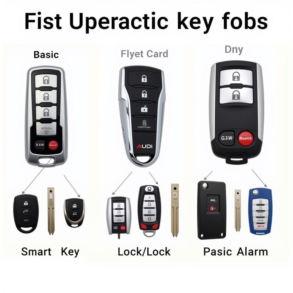 Different Types of Audi Key Fobs