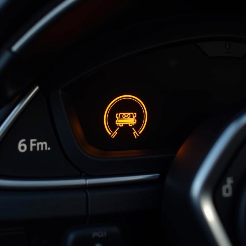 Audi Q5 Brake Pad Warning Light on Dashboard