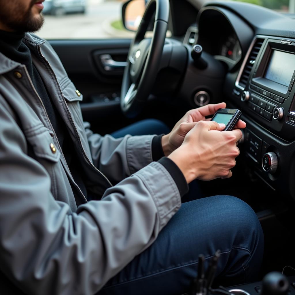 Automotive Locksmith Reprogramming Key Fob