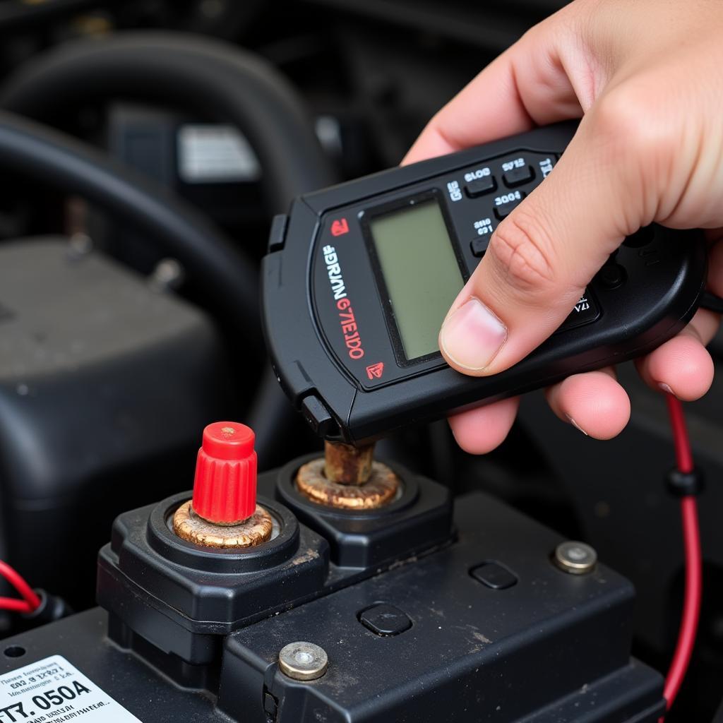 Testing a Car Battery with a Multimeter