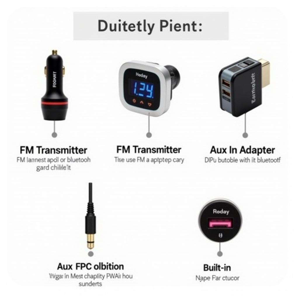 Types of Bluetooth Car Adapters