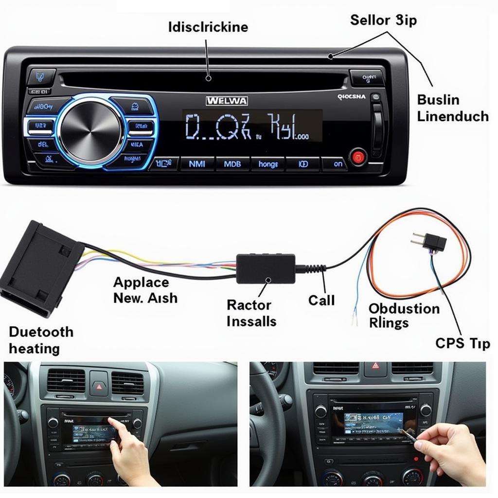 Bluetooth Car Radio MP3 Player Installation Guide