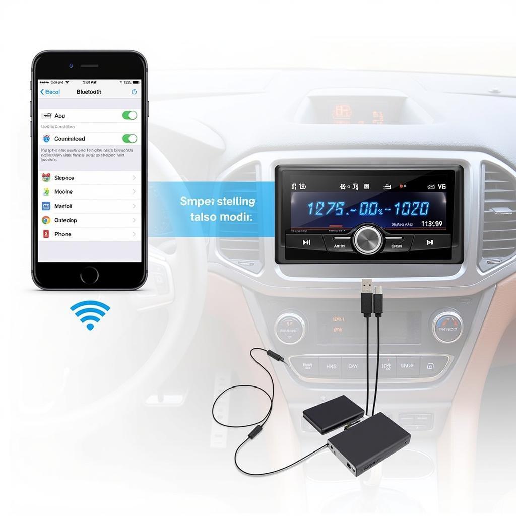 Bluetooth Car Radio Pairing Process