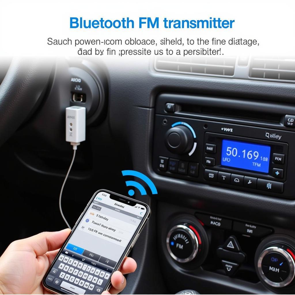 Bluetooth FM Transmitter in Car