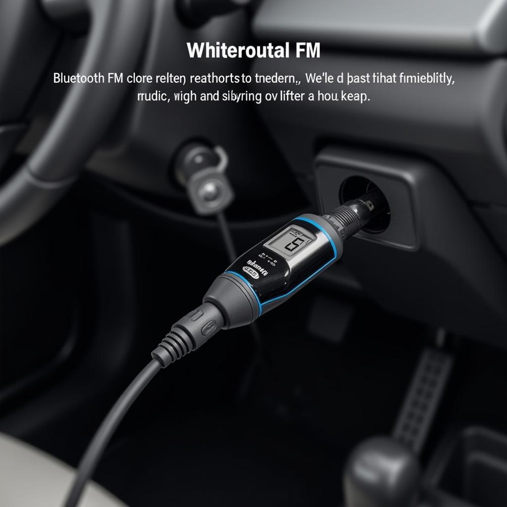 Bluetooth FM Transmitter in Car