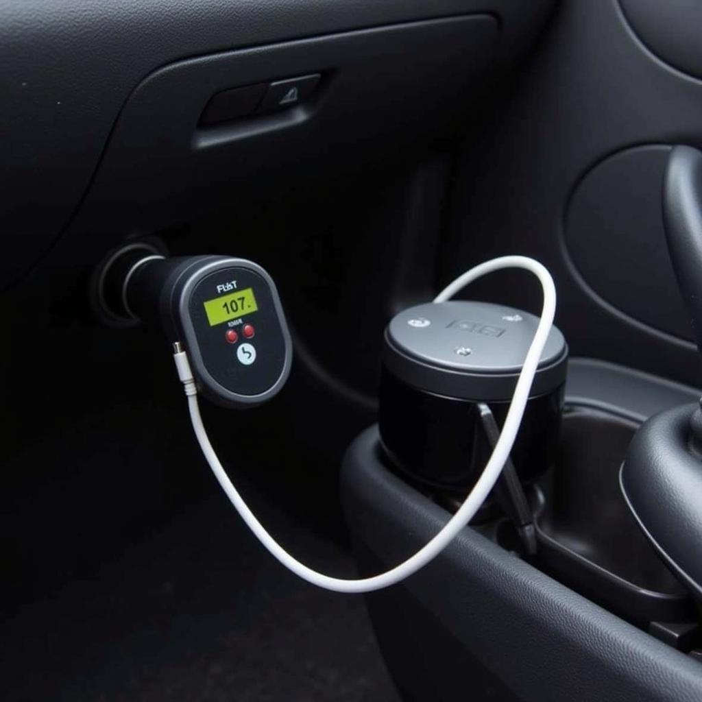 Setting up a Bluetooth FM Transmitter in a Car