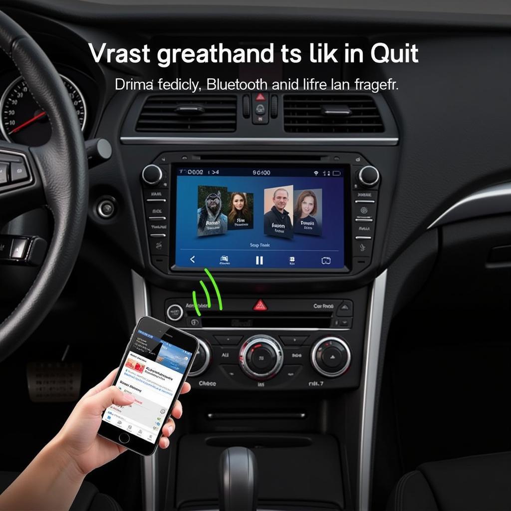 Smartphone Integration with Bluetooth USB Car Radio