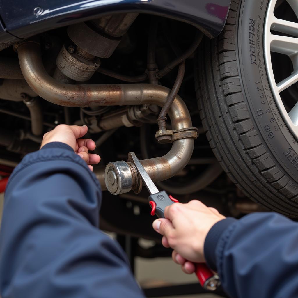 BMW 330ci Exhaust Leak Repair