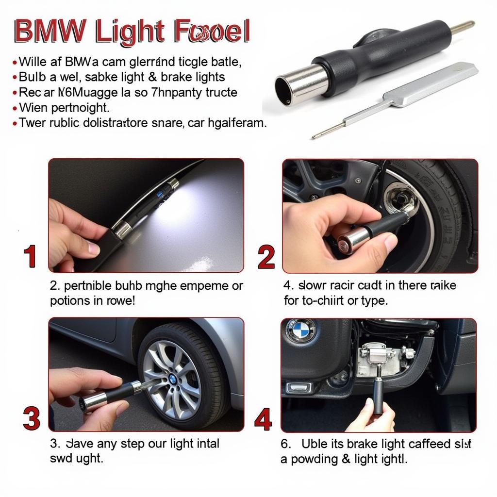 Replacing a BMW Brake Light Bulb