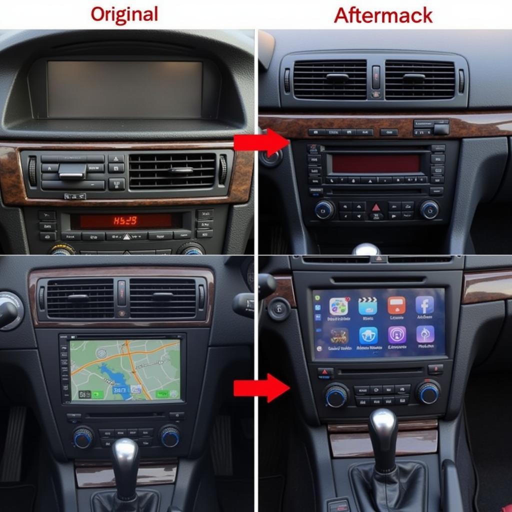 BMW E46 Old vs. New Head Unit