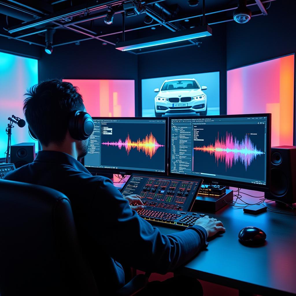 BMW Electric Vehicle Sound Design Studio