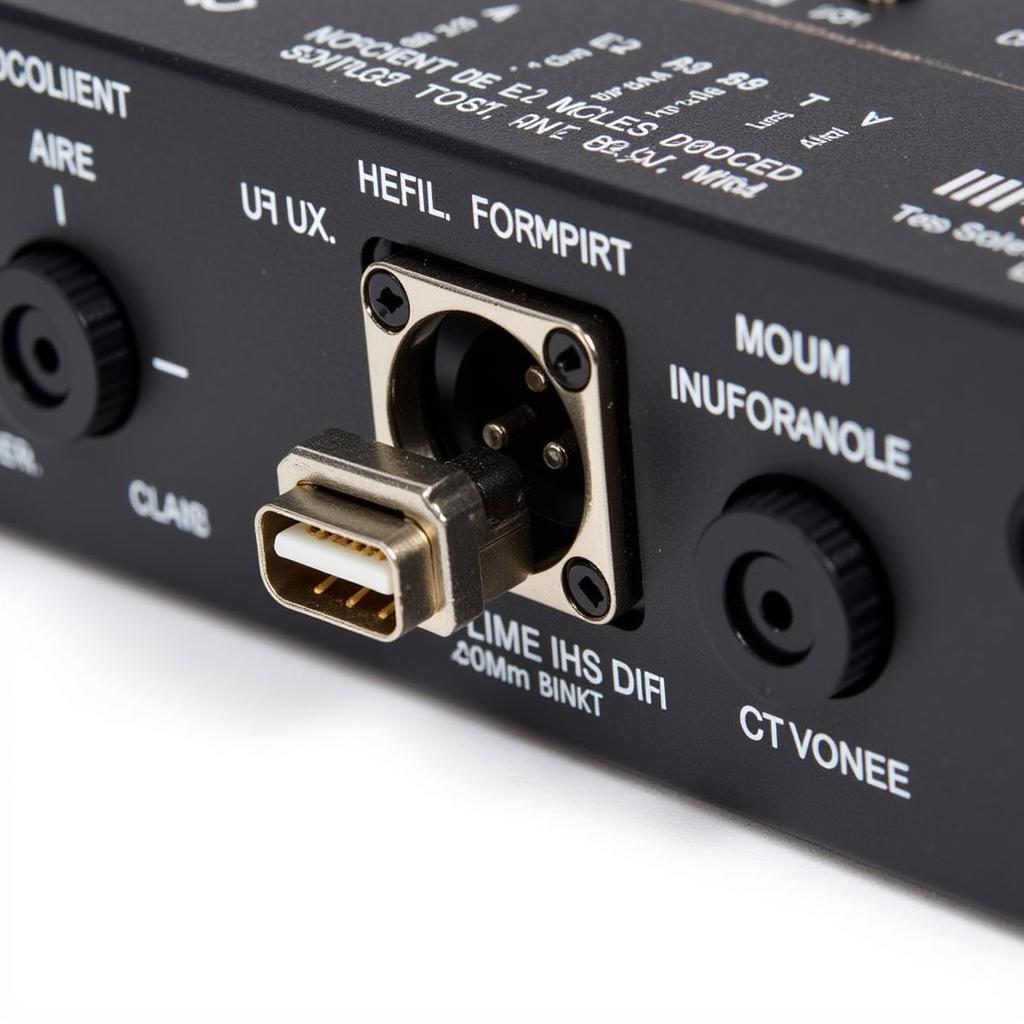 BMW S6FLA USB Audio Interface Closeup