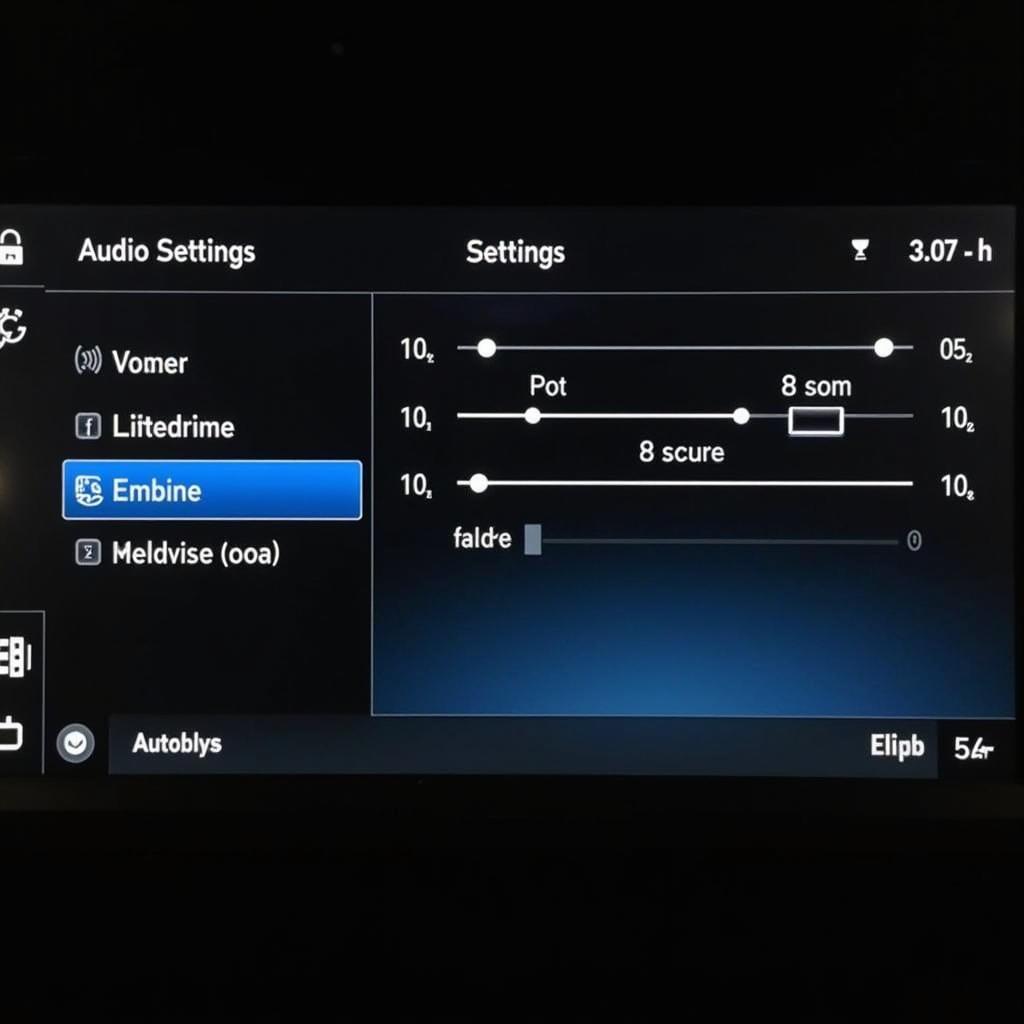 BMW X5 iDrive Audio Settings