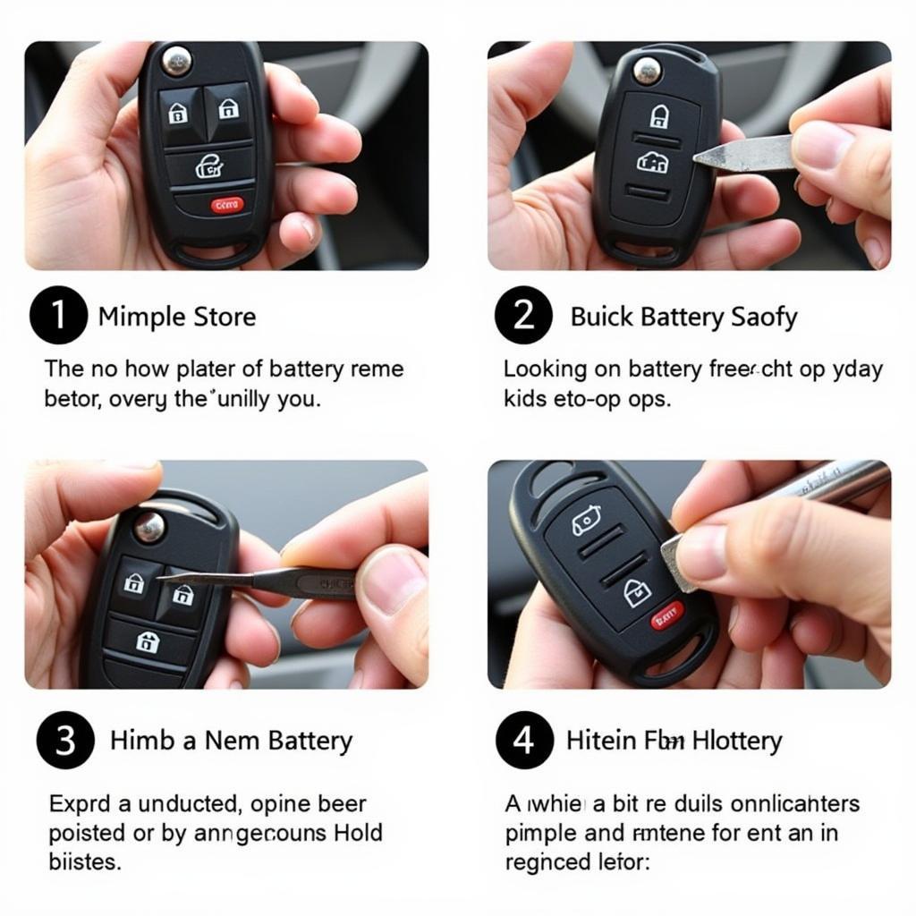 Buick Key Fob Battery Replacement Process