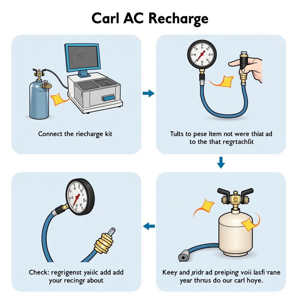 Car AC Recharge Process