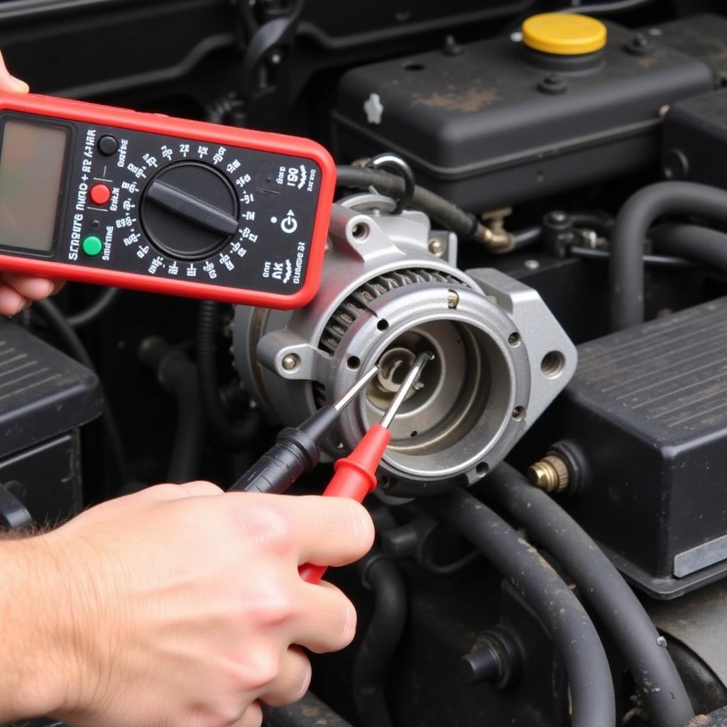 Testing a Car Alternator with a Multimeter