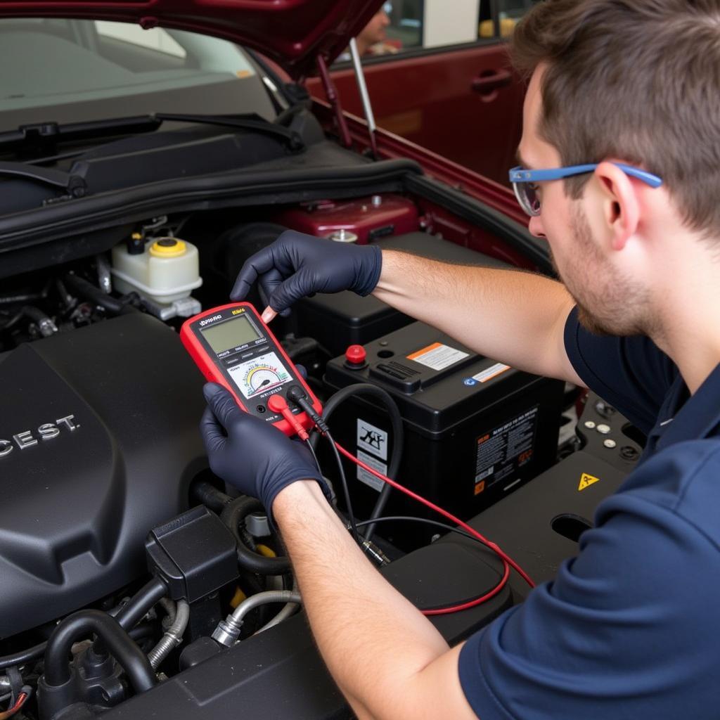 Testing Car Battery and Alternator