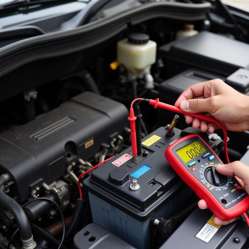 Car Battery Amp Draw Testing