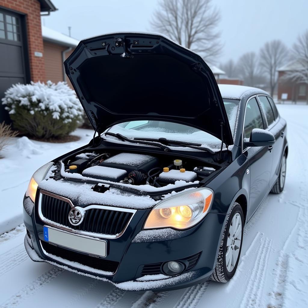 Car Battery in Winter Weather