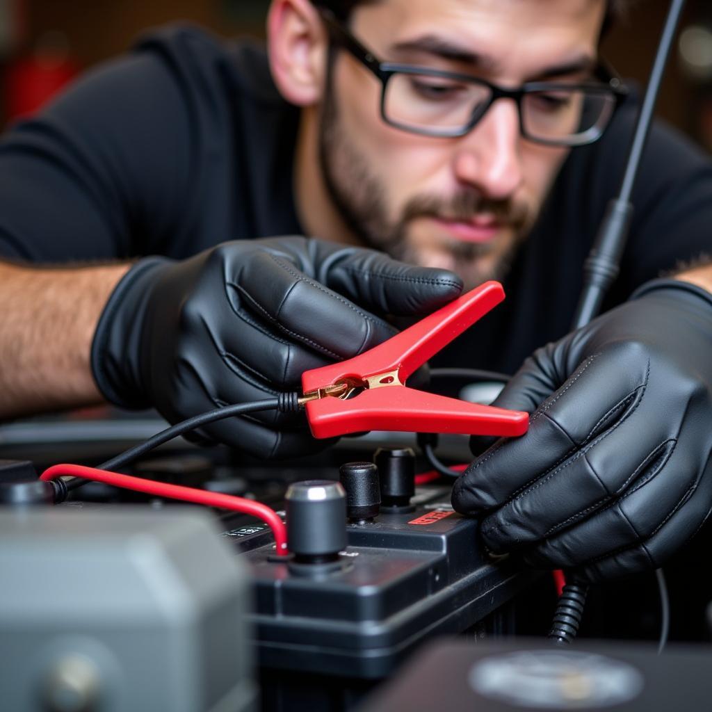 Jump Starting a Car with Jumper Cables