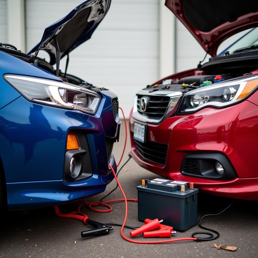 Car Battery Jump Start