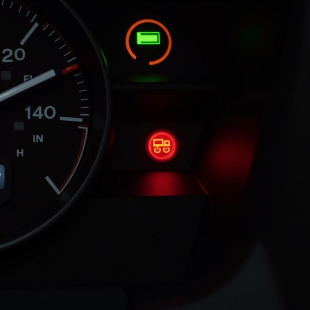 Car Battery Warning Light on Dashboard