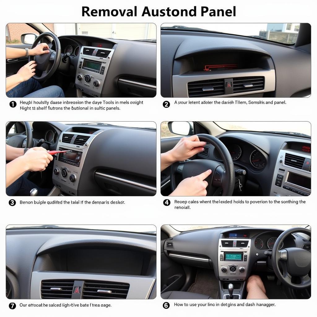 Car Dashboard Disassembly Process