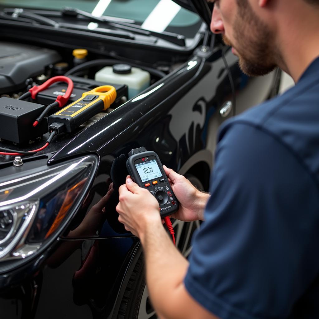 Automotive Diagnostic Equipment for Car Starting Issues