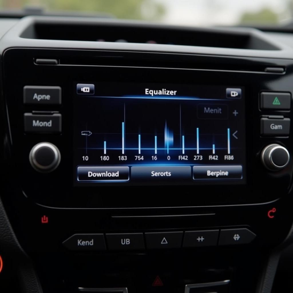 Car G7 Radio Equalizer Settings